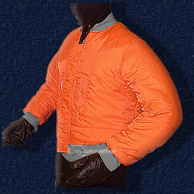 signalorange....der Safety-Blouson--nachts auf der Autobahn um halb eins......