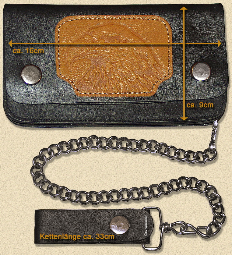 Portemonnaies aus Leder -Motiv EAGLE-