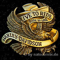 Harley-Davidson Raintree Buckle - Live to ride Harley-Davidson