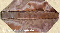feines Leder auch an der Innentasche