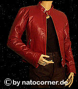 woman in red...