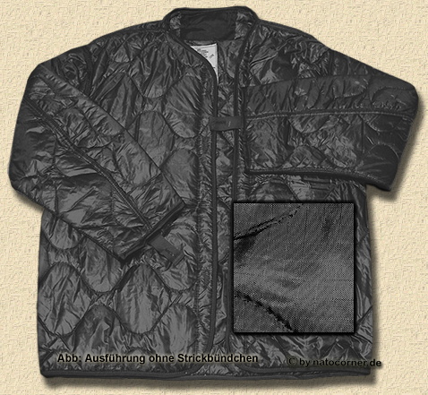 Der Button-In-Liner des Field-Jackets -Ausführung ohne Ärmelbündchen
