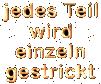 keine Zuschnittware - jedes Teil wird in jeder Gr?e einzeln gestrickt