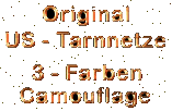 US - 3 Farben Camouflage Tarnnetze  , Form Hexagone